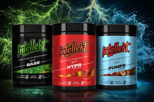 Which INTELLEKT Pre-Workout Is Right for You? BASE vs HYPR vs PUMPD