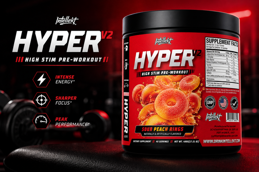 HYPER V2 Sour Peach Rings: The Flagship High-Stim Pre-Workout