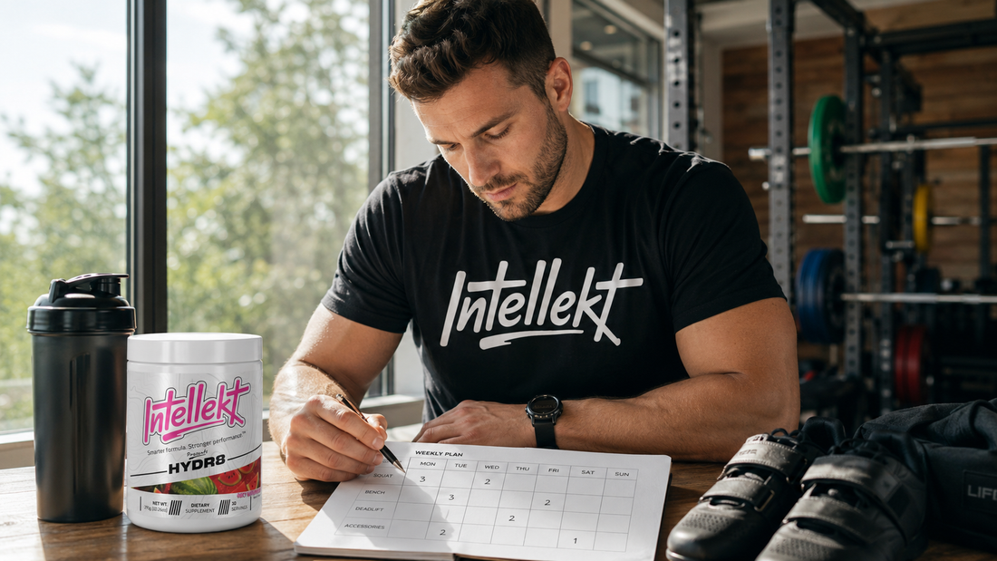 Athlete reviewing a reduced training week during the Intellekt Deload Protocol
