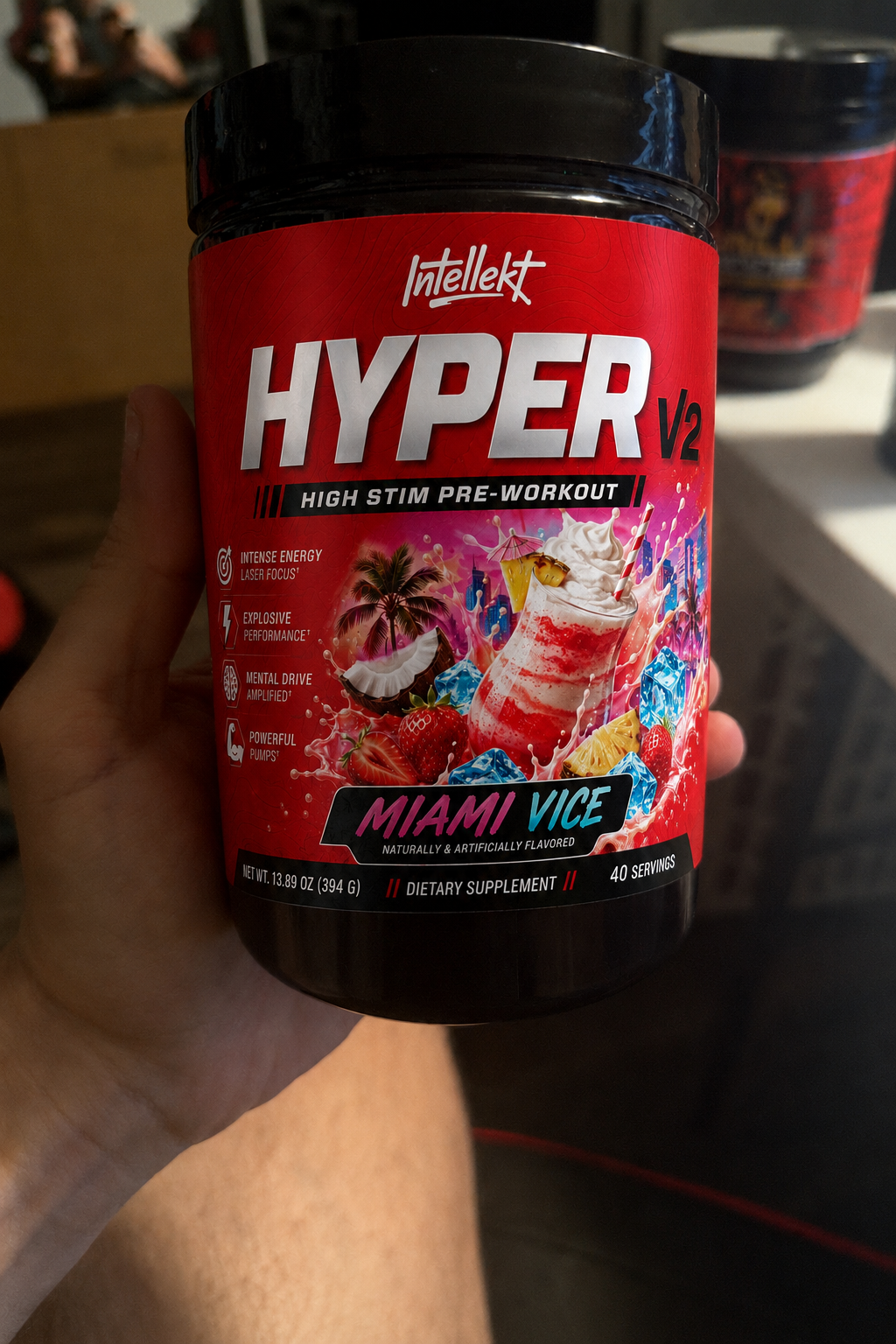 Intellekt HYPER V2 High Stim Pre-Workout (40 Servings)