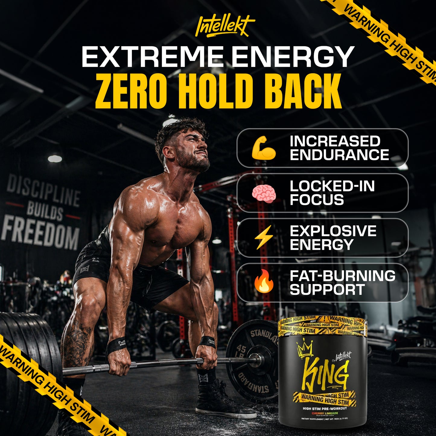 KING ULTRA HIGH-STIM PRE-WORKOUT POWDER