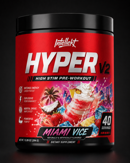 Intellekt HYPER V2 High Stim Pre-Workout (40 Servings)