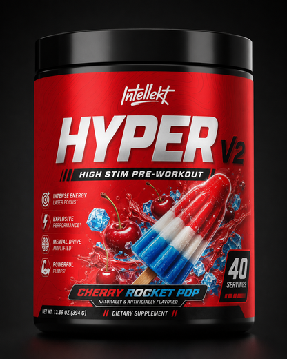 Intellekt HYPER V2 High Stim Pre-Workout (40 Servings)