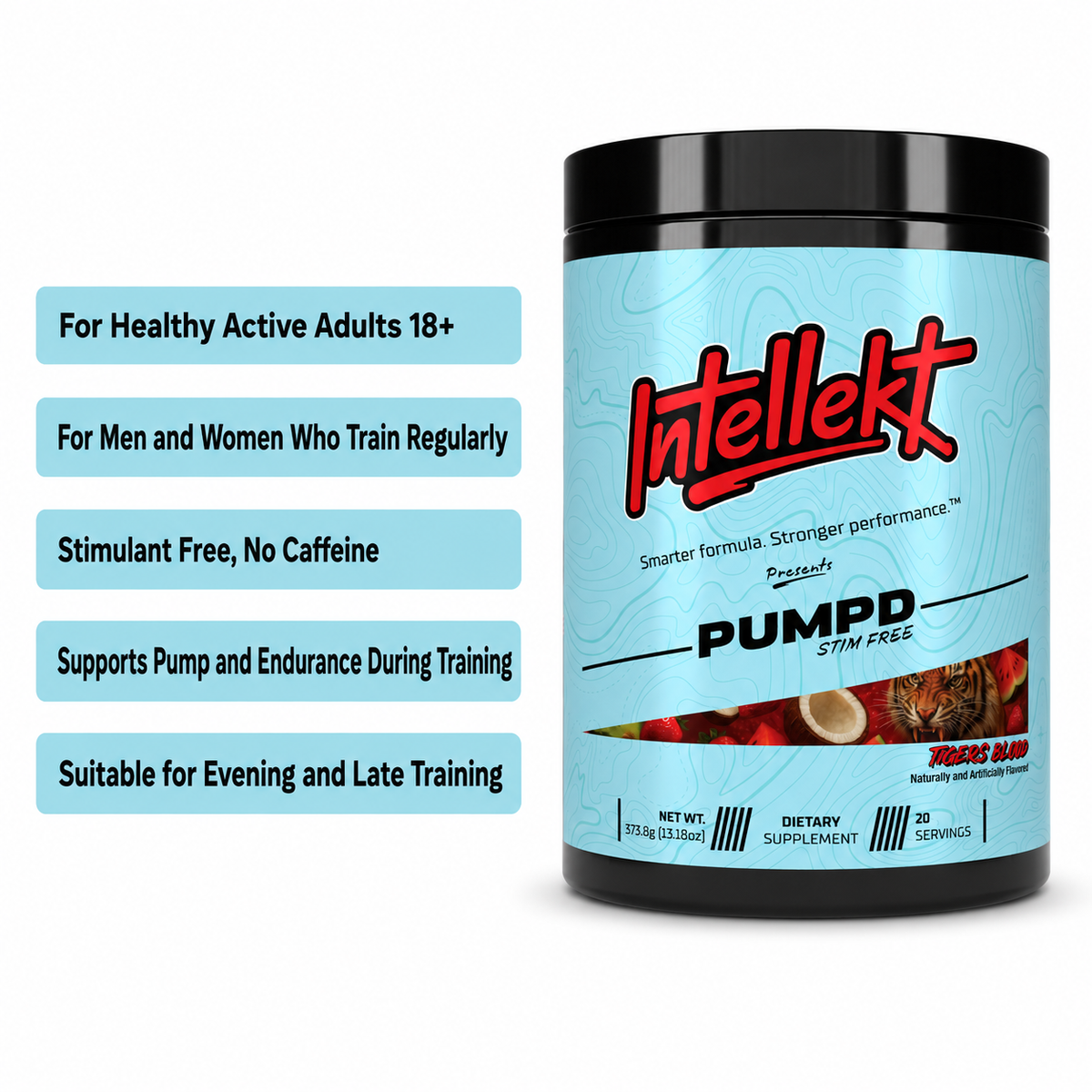 PUMPD STIM-FREE PRE-WORKOUT PUMP POWDER