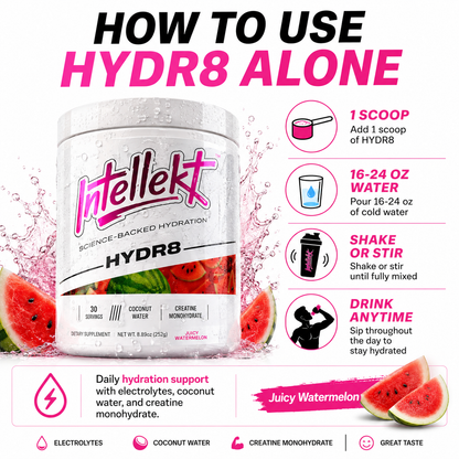 HYDR8 ELECTROLYTE & CREATINE DRINK MIX