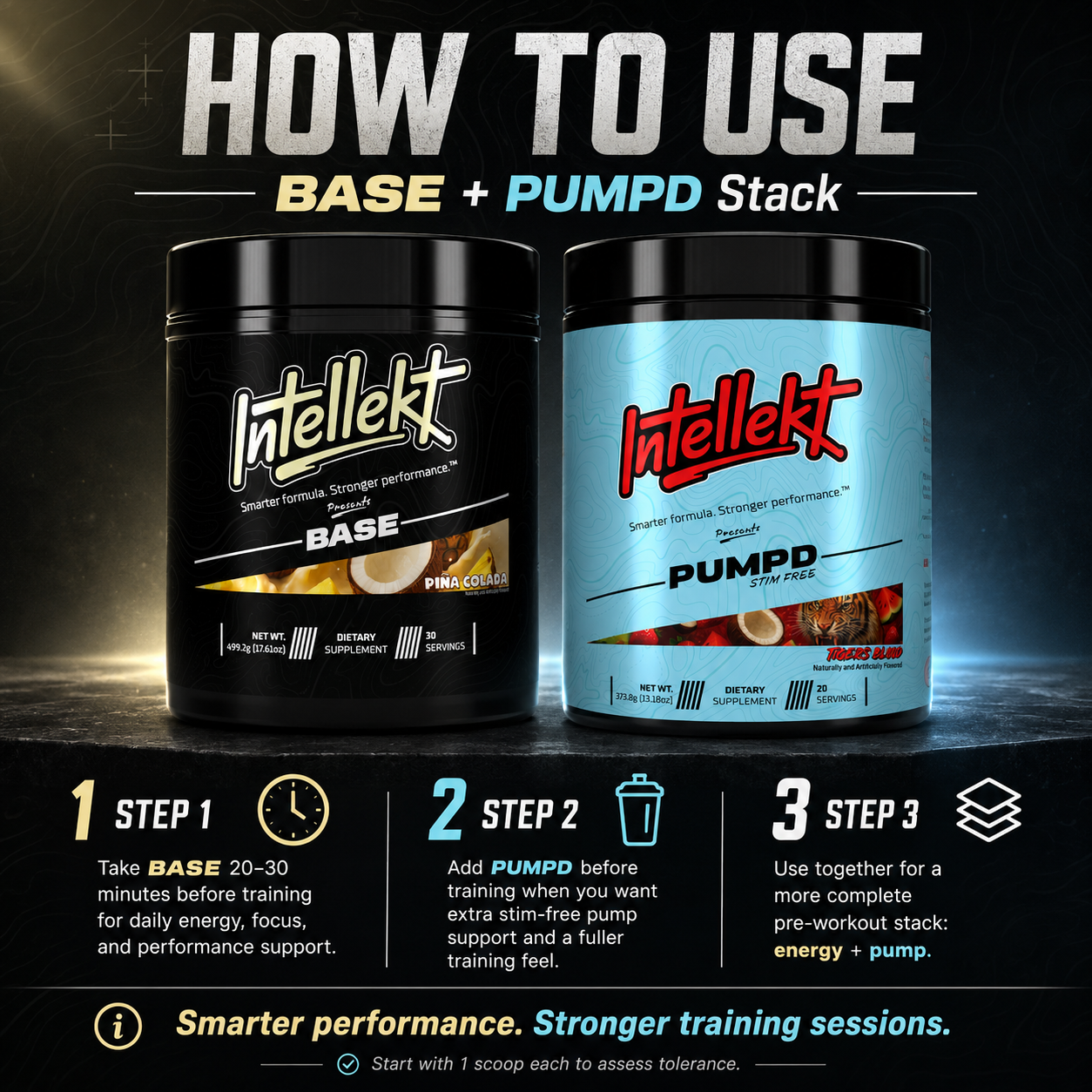 BASE & PUMPD Stack