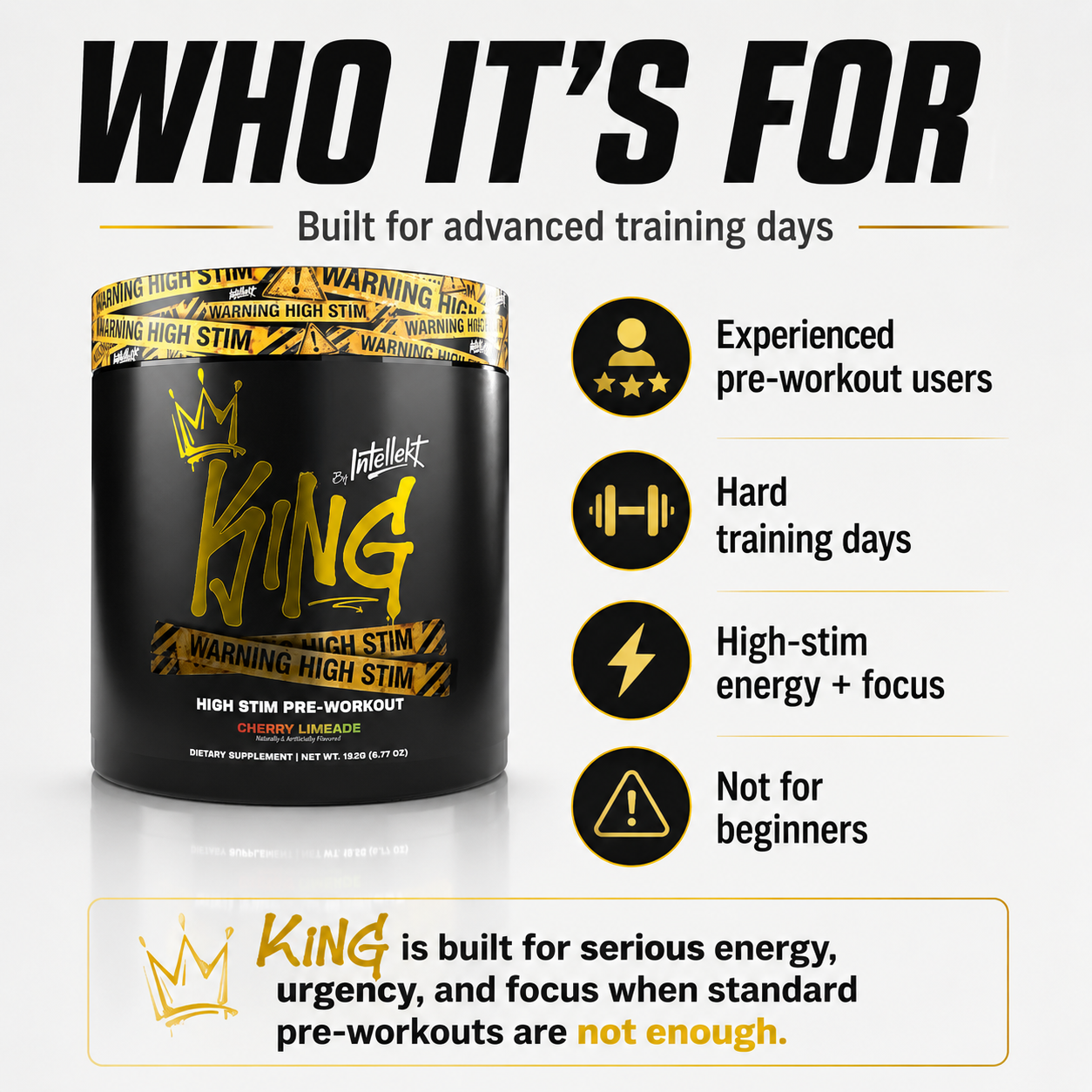 KING ULTRA HIGH-STIM PRE-WORKOUT POWDER