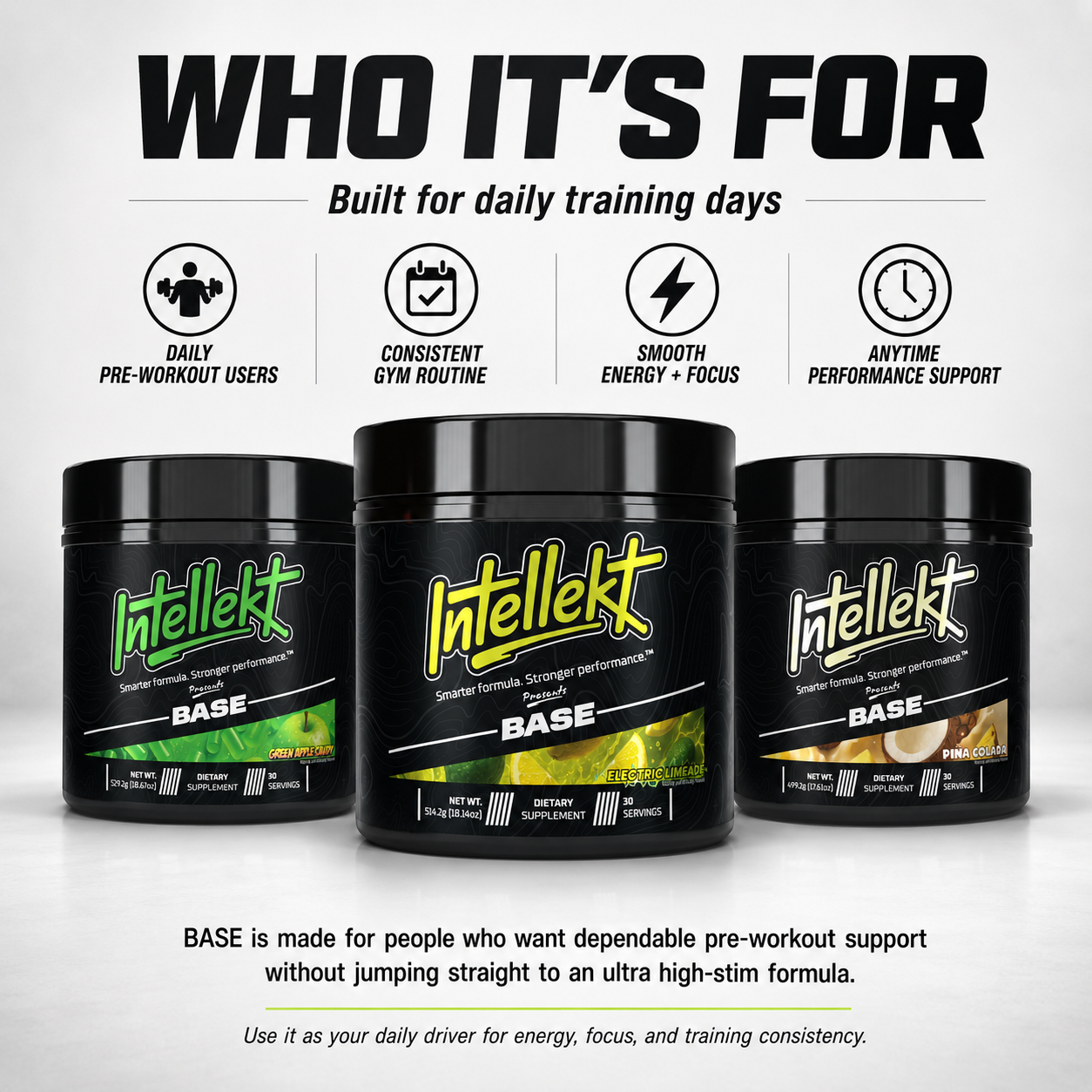 BASE DAILY PRE-WORKOUT POWDER