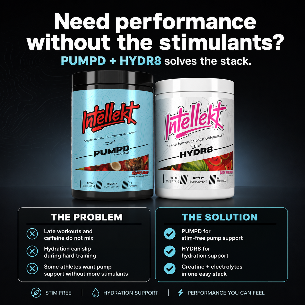 PUMPD & HYDR8 Stack