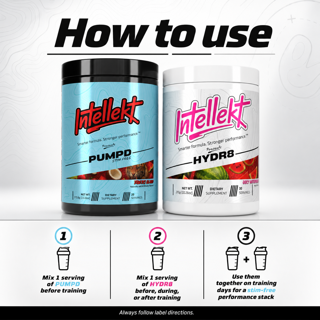 PUMPD & HYDR8 Stack