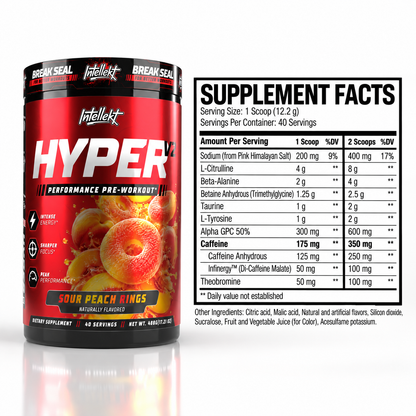 HYPER V2 Performance Pre-Workout (40 Servings)