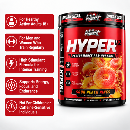 HYPER V2 Performance Pre-Workout (40 Servings)