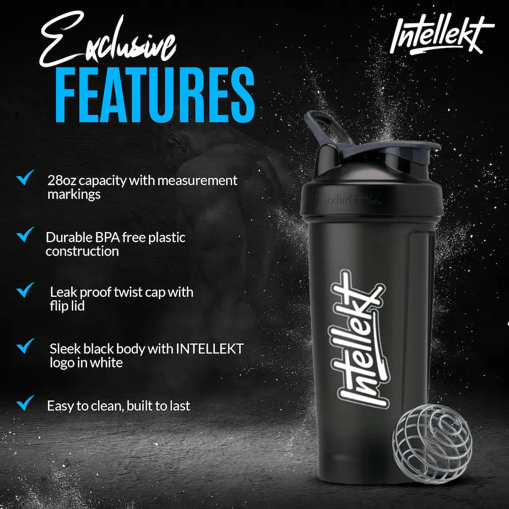 INTELLEKT Performance Shaker Bottle